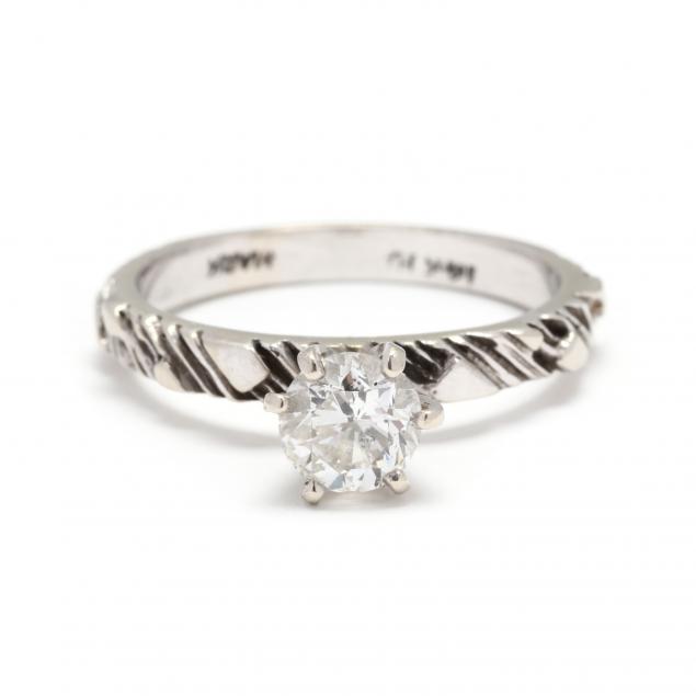 white-gold-and-diamond-solitaire-ring