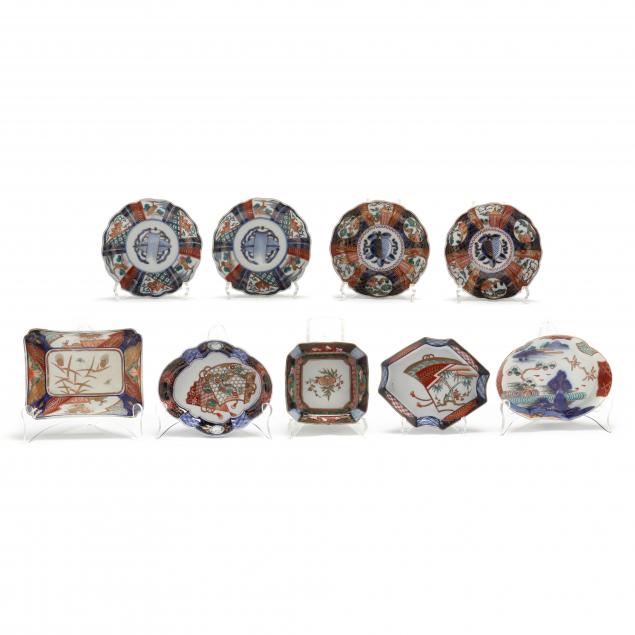 a-group-of-japanese-porcelain-imari-plates