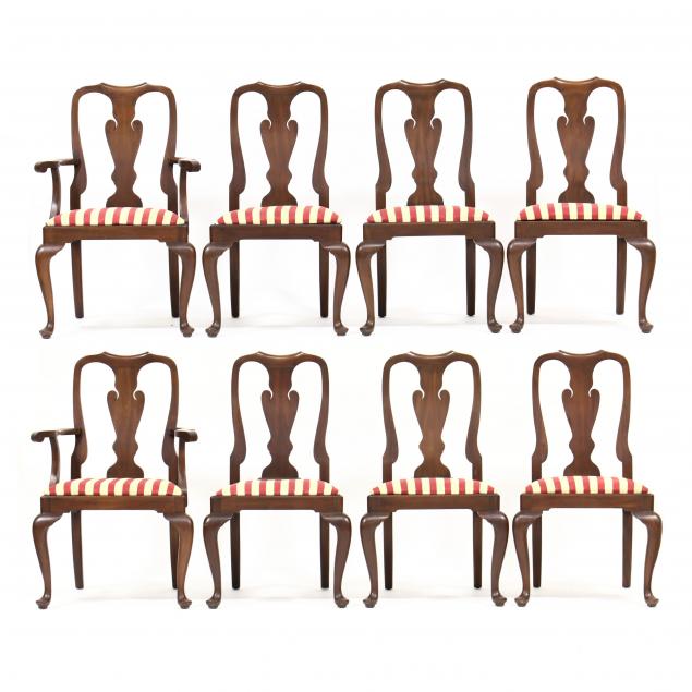 henkel-harris-set-of-eight-queen-anne-style-mahogany-dining-chairs