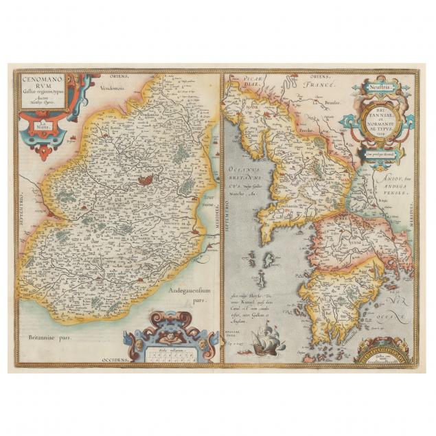 sheet-with-early-maps-of-the-western-and-northern-france-by-mattheo-ogerio
