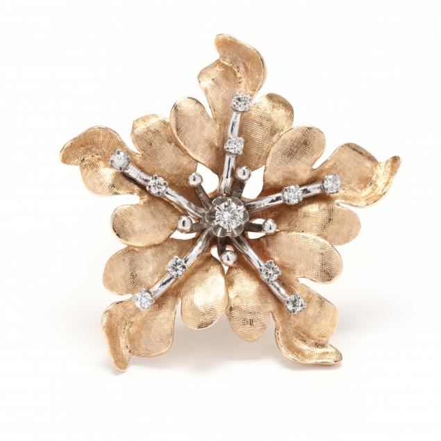 gold-and-diamond-flower-motif-pendant-brooch