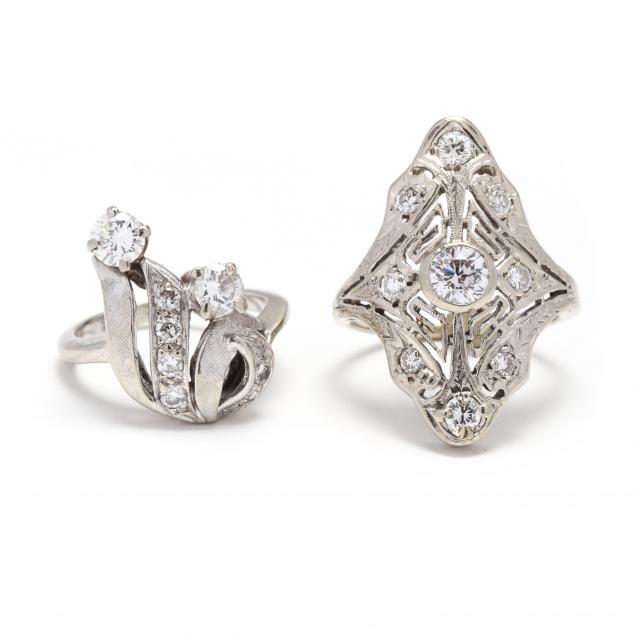 two-white-gold-and-diamond-rings