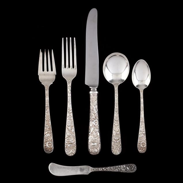 an-assembled-set-of-repousse-sterling-silver-flatware