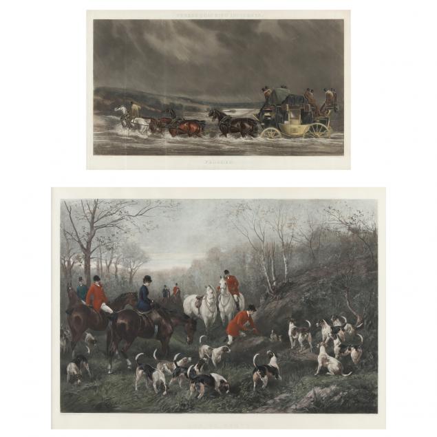 two-large-british-fox-hunting-and-coaching-prints