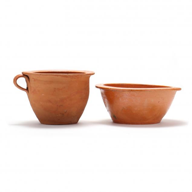 attributed-eastern-piedmont-nc-two-earthenware-pots