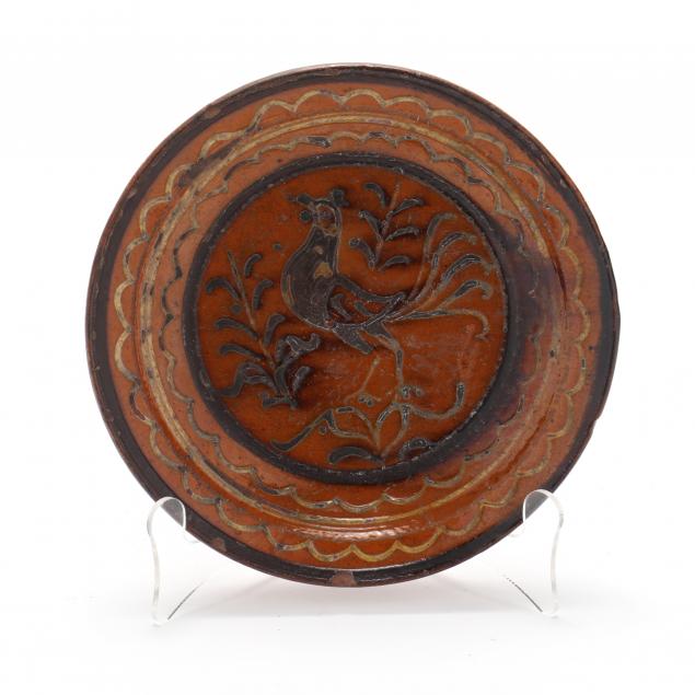 american-slip-decorated-redware-plate-or-twiffler