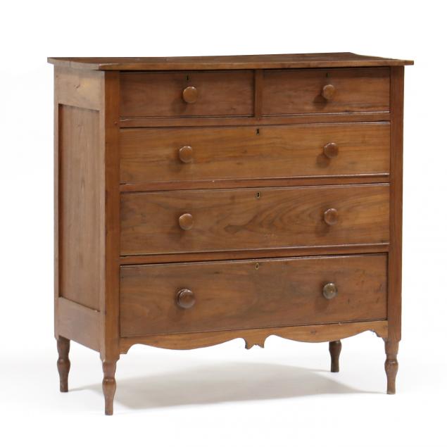 southern-late-federal-walnut-chest-of-drawers