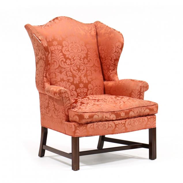 kittinger-chippendale-style-mahogany-easy-chair