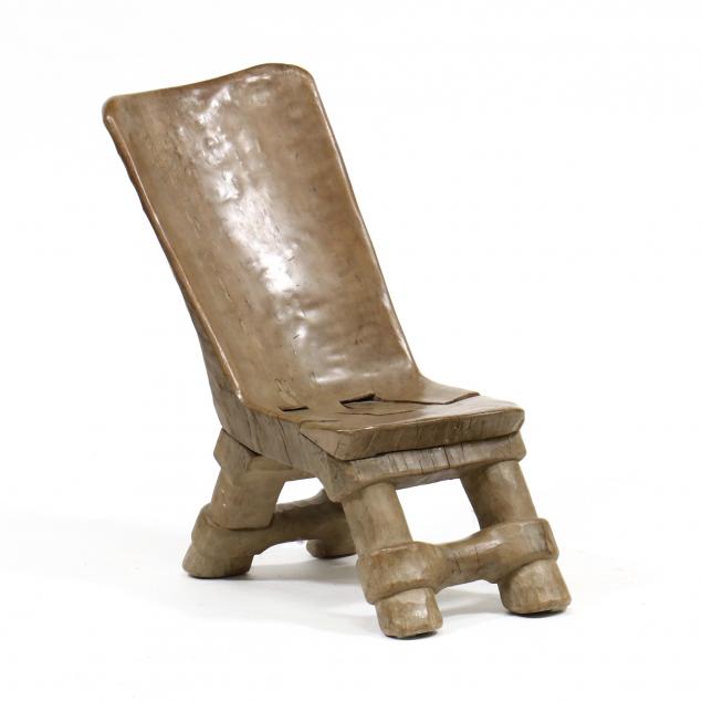 unusual-tribal-carved-wood-folding-chair