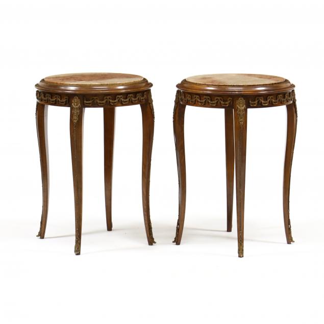 pair-of-french-empire-style-marble-top-side-tables