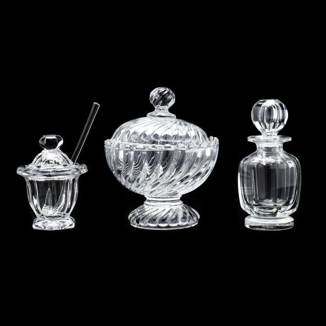 three-pieces-of-baccarat-crystal