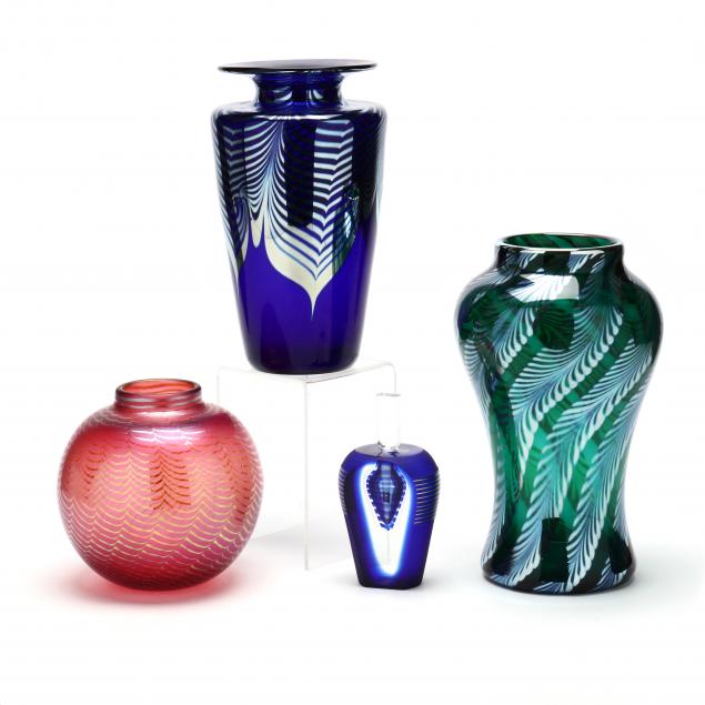 correia-four-pieces-of-art-glass