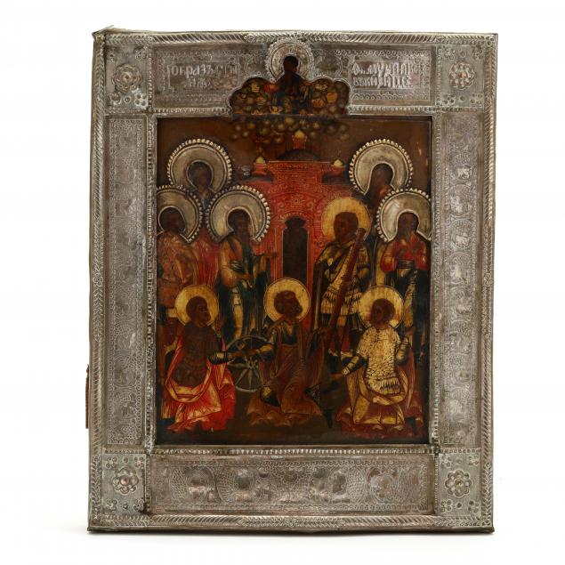 russian-orthodox-oklad-icon-nine-martyrs-of-kyzikos-cyzicus