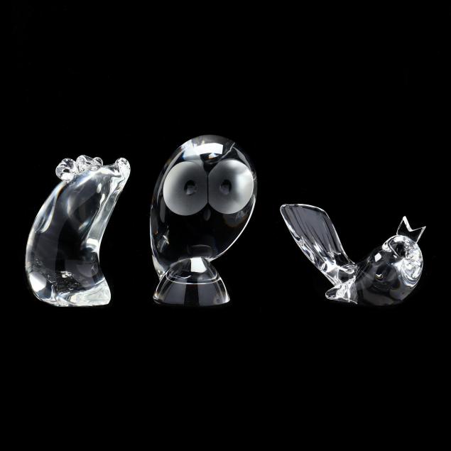 three-steuben-crystal-animals