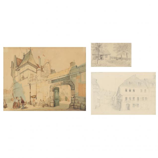 continental-school-19th-century-three-architectural-drawings