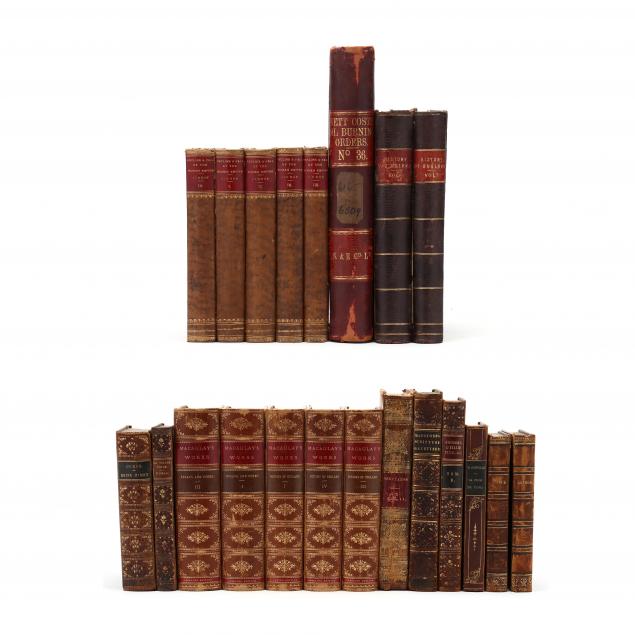 twenty-one-21-attractive-antique-leatherbound-books