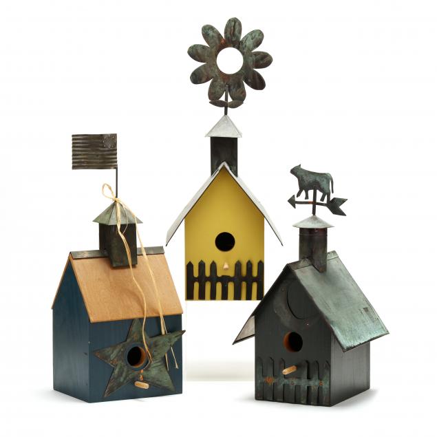 three-charming-folky-bird-houses