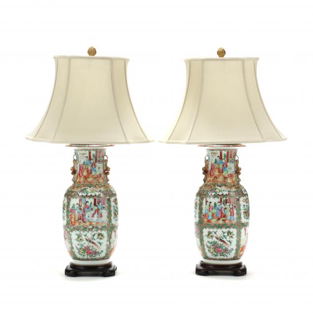 a-pair-of-large-chinese-rose-medallion-vase-lamps