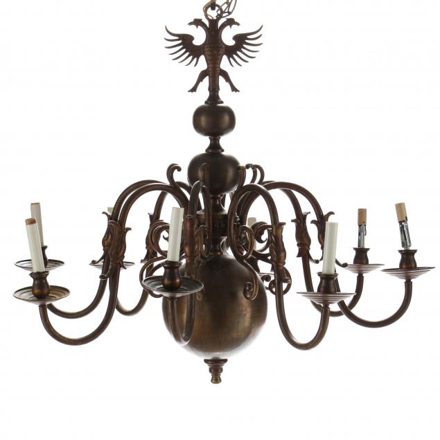 vintage-russian-figural-brass-eight-light-chandelier