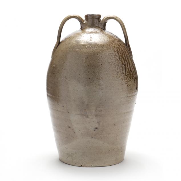 three-gallon-stoneware-jug-19th-century-eastern-piedmont-nc