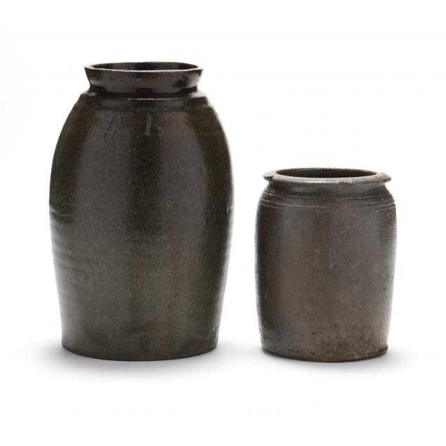 attributed-nc-two-signed-stoneware-jars