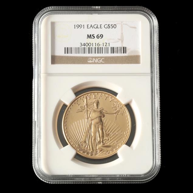 1991-50-gold-american-eagle-bullion-coin-ngc-ms69