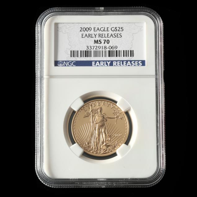 2009-25-gold-american-eagle-bullion-coin-early-releases-ngc-ms70