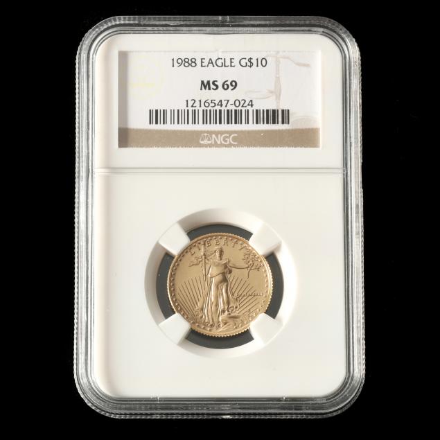 1988-10-gold-american-eagle-bullion-coin-ngc-ms69