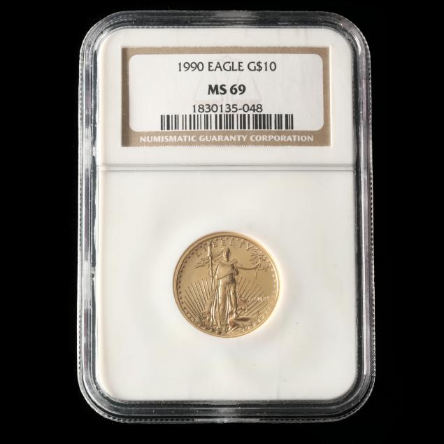 1990-10-gold-american-eagle-bullion-coin-ngc-ms69