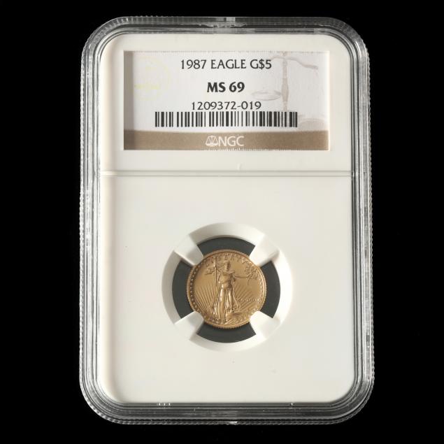 1987-5-gold-american-eagle-bullion-coin-ngc-ms69