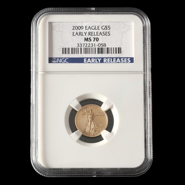 2009-5-gold-american-eagle-bullion-coin-early-releases-ngc-ms70