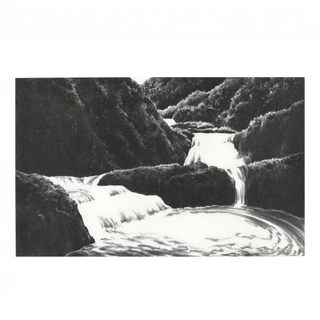 april-gornick-american-born-1953-i-cascading-waterfall-i