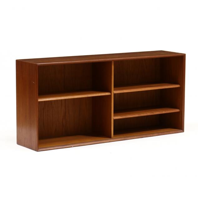danish-modern-teak-low-bookcase