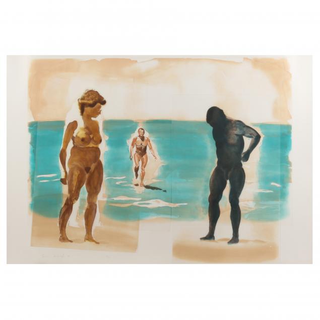 eric-fischl-american-b-1948-i-beach-scene-beach-i-1989