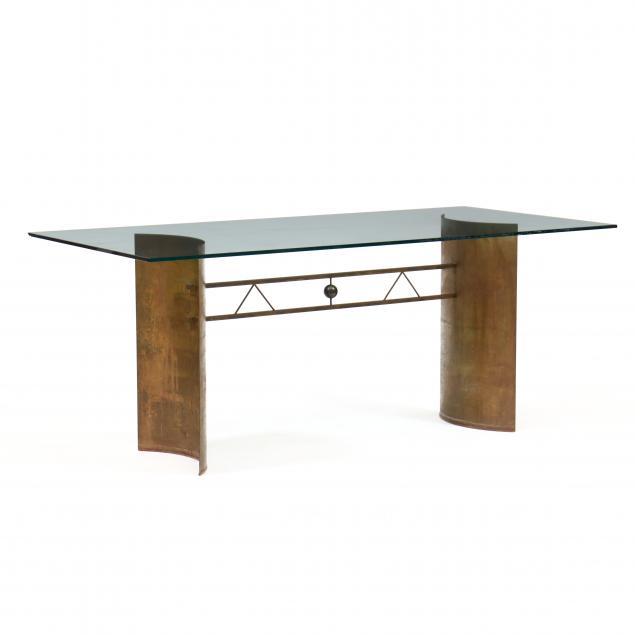 custom-steel-and-glass-dining-table