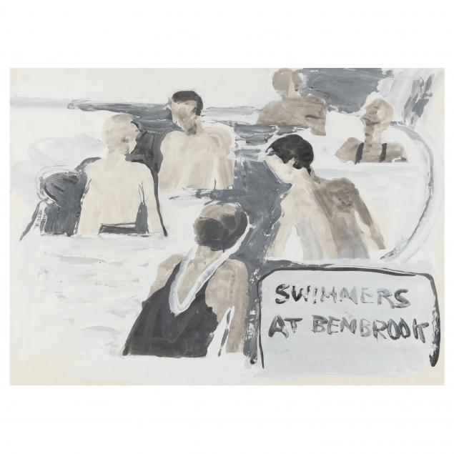 maud-gatewood-nc-1934-2004-i-swimmers-at-benbrook-i