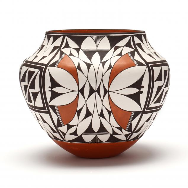 franklin-peters-acoma-pueblo-olla-pottery-jar
