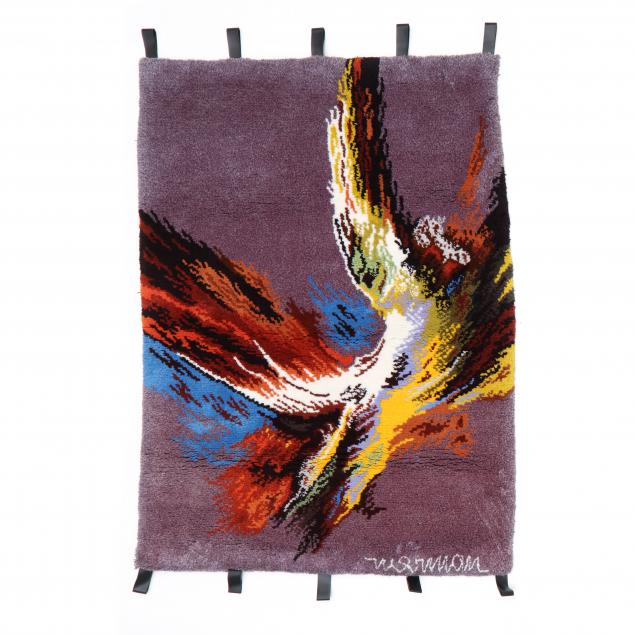 leonardo-nierman-american-mexican-b-1932-i-firebird-i-tapestry-rug