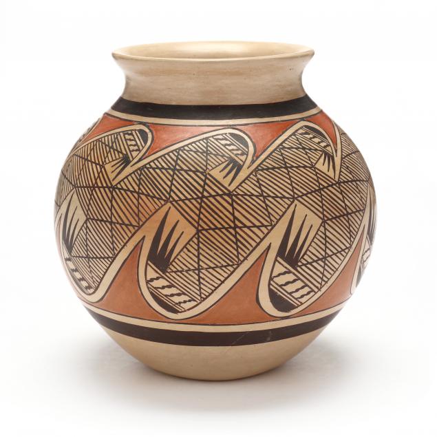 fannie-nampeyo-hopi-1900-1987-polychrome-pottery-jar