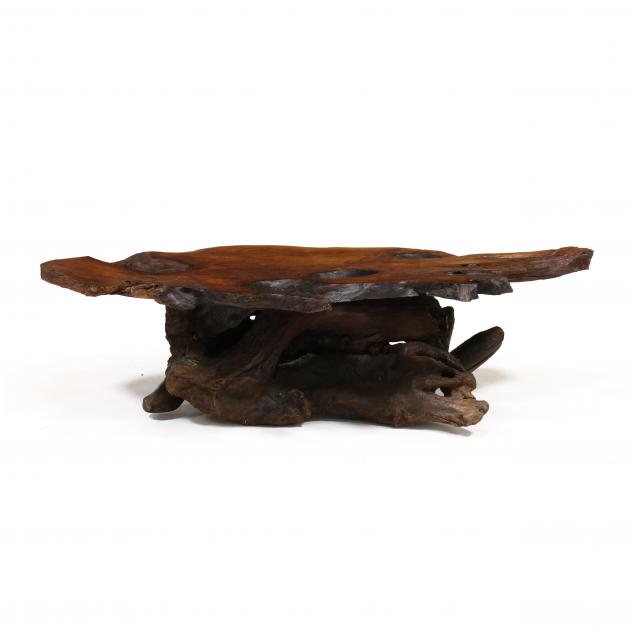 california-redwood-free-form-plank-coffee-table