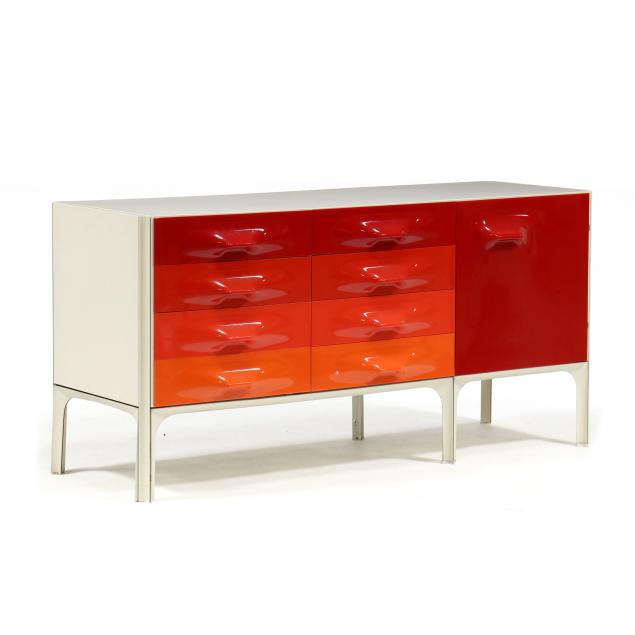 raymond-loewy-french-american-1893-1986-red-orange-dresser