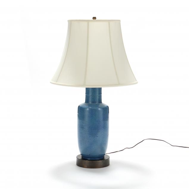 a-chinese-rouleau-powder-blue-glazed-vase-lamp