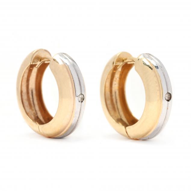 pair-of-bi-color-gold-earrings