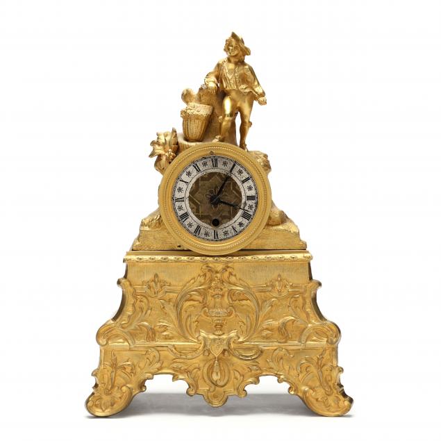 junghans-german-gilt-bronze-figural-mantel-clock