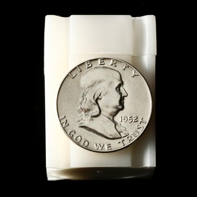 roll-of-twenty-20-uncirculated-1952-p-franklin-half-dollars