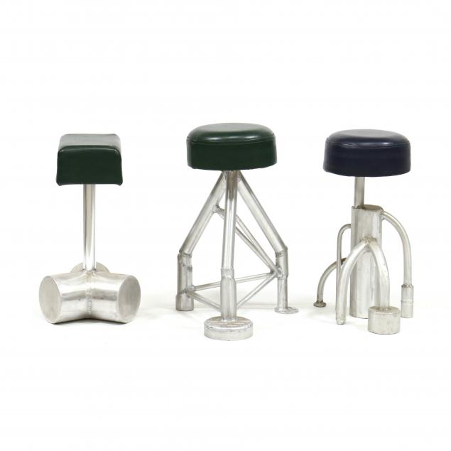 dan-welz-nc-1934-2021-three-industrial-designed-stools