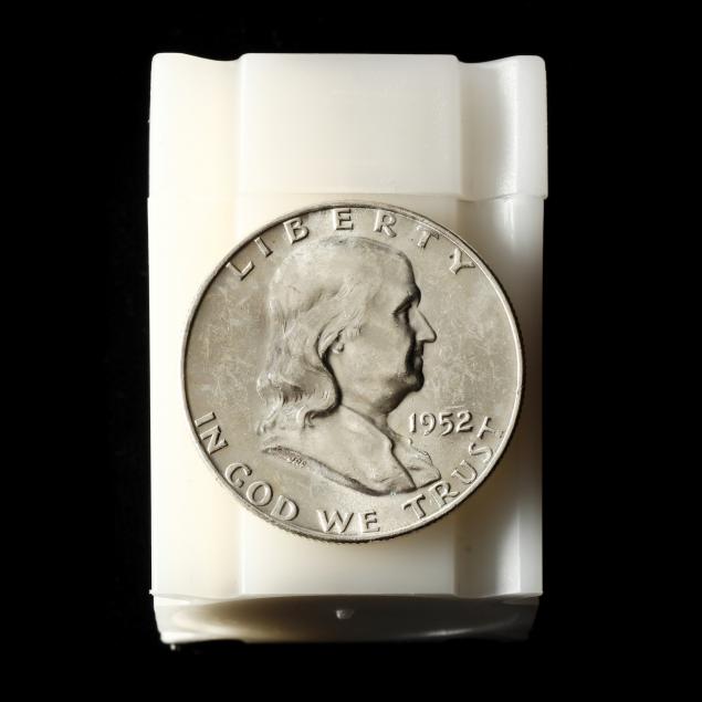 roll-of-twenty-20-uncirculated-1952-d-franklin-half-dollars