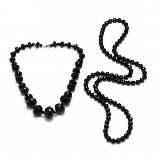 two-black-onyx-bead-necklaces