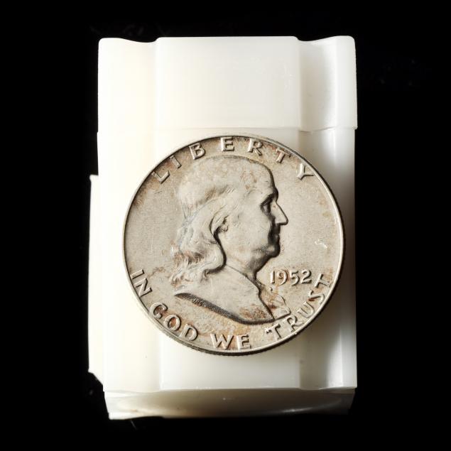 roll-of-twenty-20-uncirculated-1952-p-franklin-half-dollars