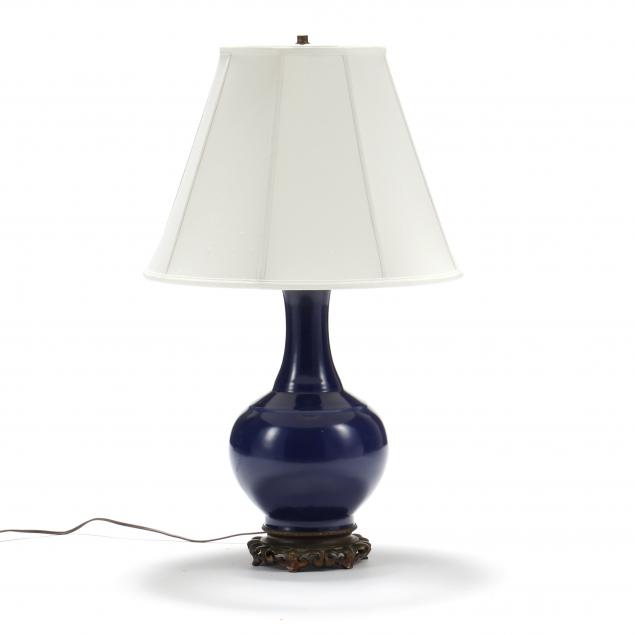 a-chinese-powder-blue-porcelain-vase-lamp